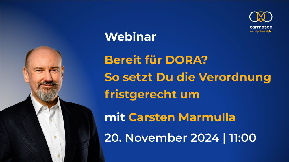 Webinar DORA