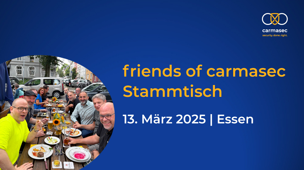 friends of carmasec Stammtisch am 15.03.2025