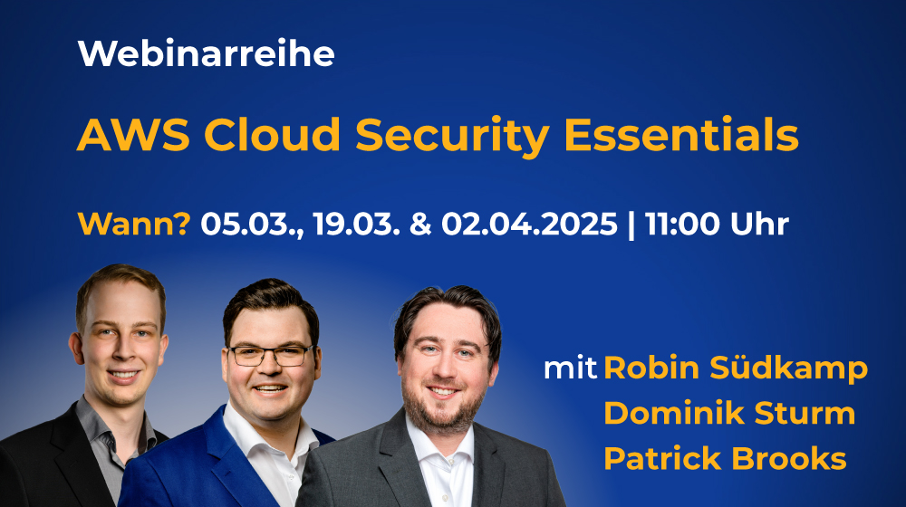 Webinarreihe AWS Cloud Security Essentials